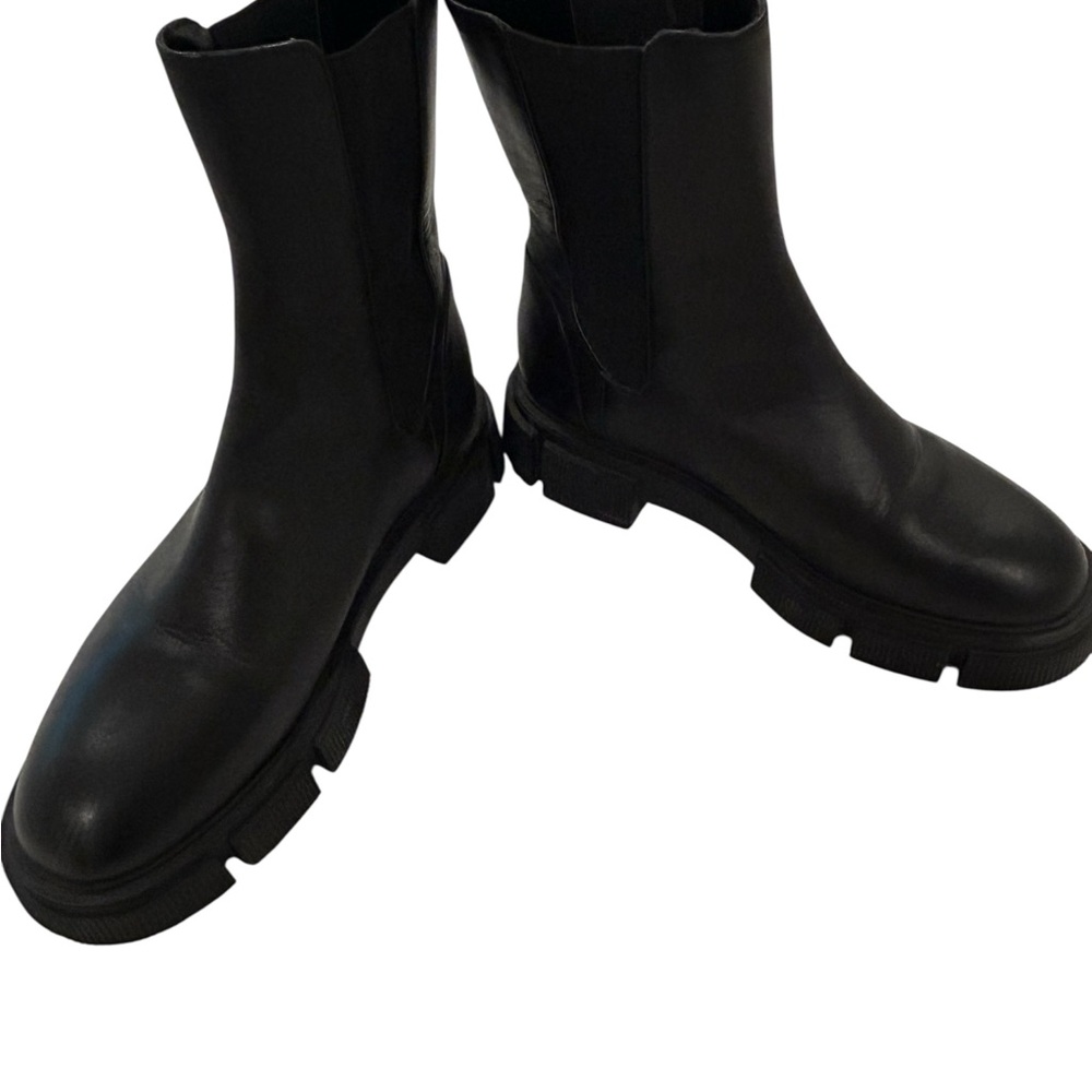 Zara Women's Black Combat Boots